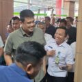 Gubsu Bobby Afif Nasution saat meninjau RSUD Thomsen, Gunung Sitoli, Rabu (5/8/2026). Foto: Reza Sahab/kaldera.id