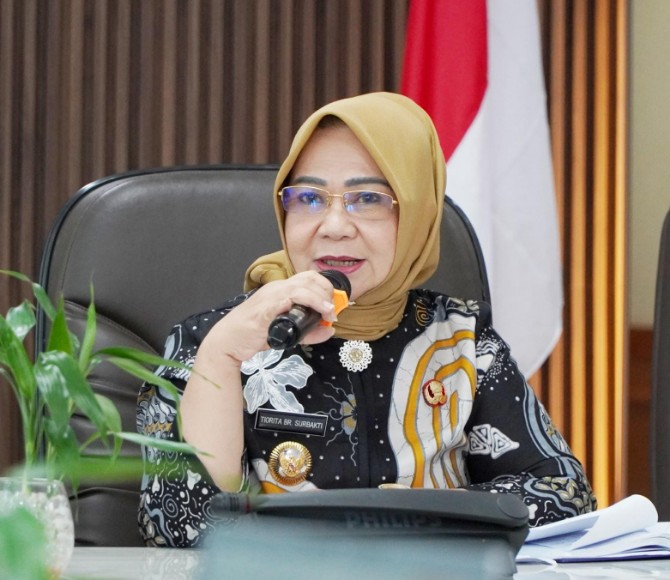 Plt Bupati Langkat Tiorita Br Surbakti
