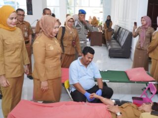 Plt Bupati Langkat Dorong ASN Rutin Donor Darah, Stok Terbantu dan Tubuh Tetap Bugar