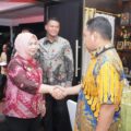 (Plt) Bupati Langkat Tiorita Br Surbakti saat menghadiri peringatan Hari Ulang Tahun (HUT) ke-61 Batalyon Infanteri (Yonif) 100/Prajurit Setia di Markas Yonif 100/PS, Namu Ukur Utara, Kecamatan Sei Bingai, Selasa (11/8/2026).