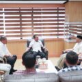 Wakil Wali Kota Medan Zakiyuddin Harahap menerima audiensi Sultan Deli ke-14, Sultan Mahmud Aria Lamantjiji Perkasa Alam Shah, di Balai Kota Medan, Rabu (12/8/2026).