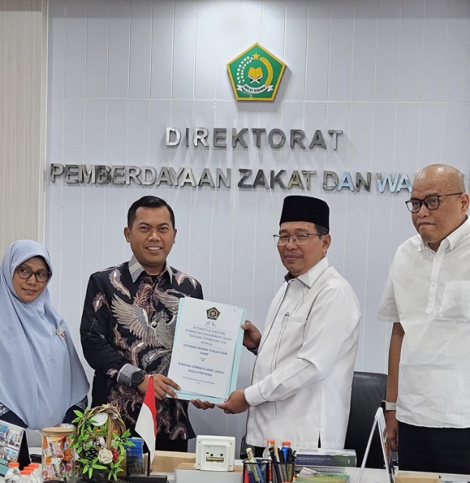 Djalaludin Pane Foundation (DPF) kembali menerima amanah sebagai Lembaga Amil Zakat (LAZ) berskala Provinsi Sumatera Utara melalui izin resmi dari Keputusan Direktur Jenderal Bimbingan Masyarakat Islam Kementerian Agama Republik Indonesia Nomor 574 Tahun 2026.