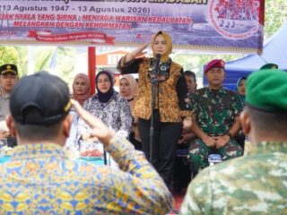 Tiorita Ajak Warga Hidupkan Semangat Berandan Bumi Hangus