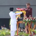 Wali Kota Medan, Rico Tri Putra Bayu Waas, sebagai Inspektur Upacara.