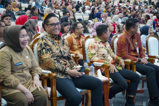 Rico Waas saat menghadiri Bursa Wirausaha Unggulan Sumatera Utara di Universitas Sumatera Utara (USU), Kamis (20/8/2026).