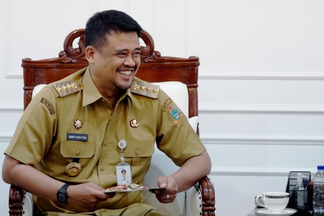 Gubernur Sumatera Utara Muhammad Bobby Afif Nasution