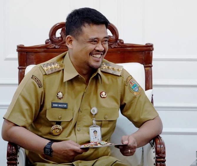 Gubernur Sumatera Utara (Sumut) Bobby Nasution