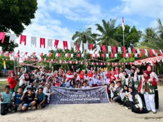 34 Mahasiswa UINSU Gelar KKN, Fokus Stunting hingga Bullying