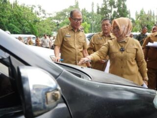 Tiorita Periksa Seluruh Mobil Dinas, Penertiban Aset Pemkab Langkat Dimulai