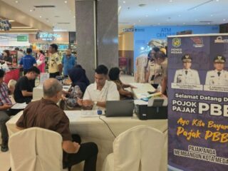 Bayar PBB Sambil Belanja, Bapenda Buka Pojok PBB di Brastagi Gatsu dan Tiara