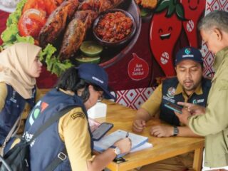 Tim OPAD Sisir 100 Usaha di Cemara Asri, Cek Pajak dan Perizinan
