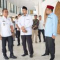 Zakiyuddin saat meninjau langsung kondisi bangunan dan fasilitas MIC di Jalan Rawe, Kelurahan Tangkahan, Kecamatan Medan Labuhan, Rabu (23/9/2026).
