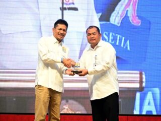Firsal saat Rapat Pimpinan Provinsi (Rapimprov) KADIN Sumut 2026 di Hotel Adimulia Medan, Kamis (24/9/2026)