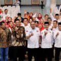 Gubsu Bobby saat menghadiri Pelantikan Dewan Pimpinan Wilayah (DPW) IKM Sumut periode 2024–2029 di Aula Raja Inal Siregar, Kantor Gubernur Sumut, Jalan Diponegoro, Medan, Sabtu (26/9/2026).