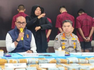 Polda Sumut Sita 244 Kg Sabu, Sembilan Tersangka Ditangkap
