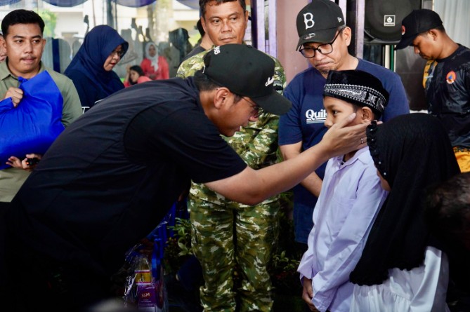 Rico Waas seusai kegiatan gotong royong dan Sapa Warga di Jalan Mistar, Kelurahan Sei Putih Barat, Kecamatan Medan Petisah, Sabtu (24/10/2026).