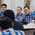 Bupati Deli Serdang Asri Ludin Tambunan dalam rapat koordinasi lintas organisasi perangkat daerah (OPD), Kamis (29/10/2026).